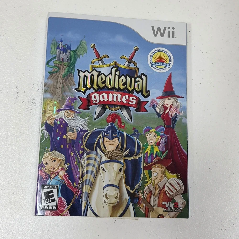 Medieval Games Nintendo Wii 2009 Vir2L Studios ZeniMax New Sealed With Slipcover